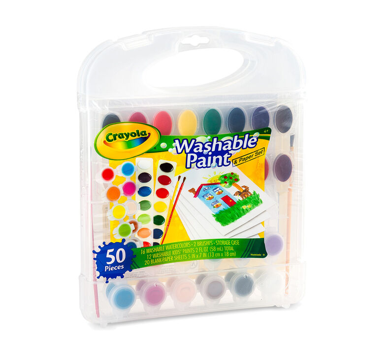Washable Paint & Paper Kit
