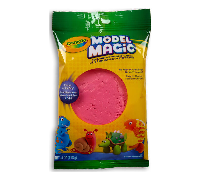 Raspberry Model Magic, Clay Alternative, 4 oz Pack, Crayola.com