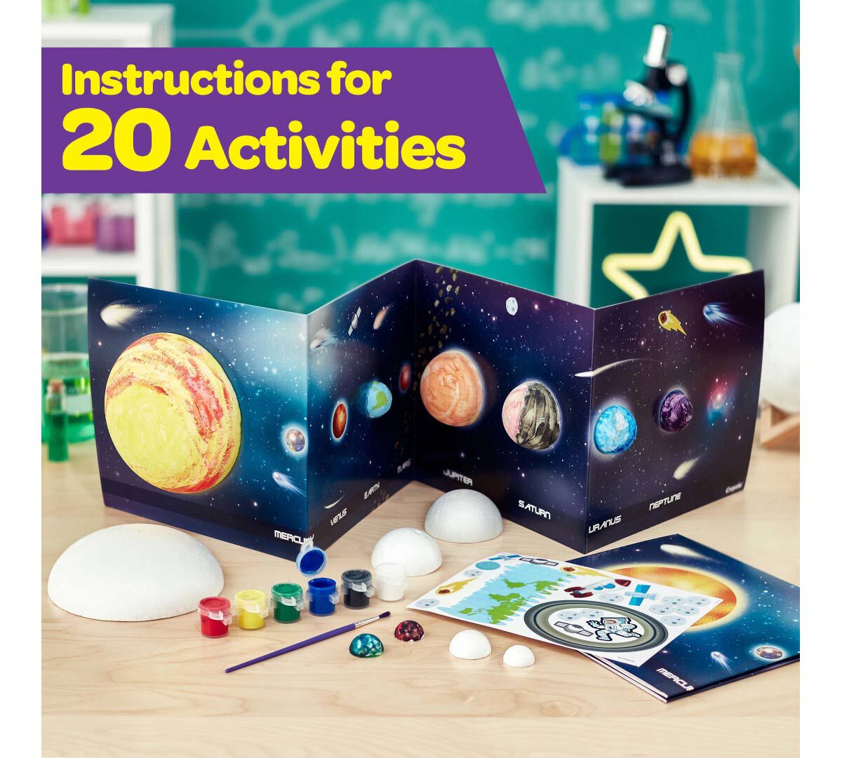 Solar System Kit for Kids, Educational Toy, Crayola.com