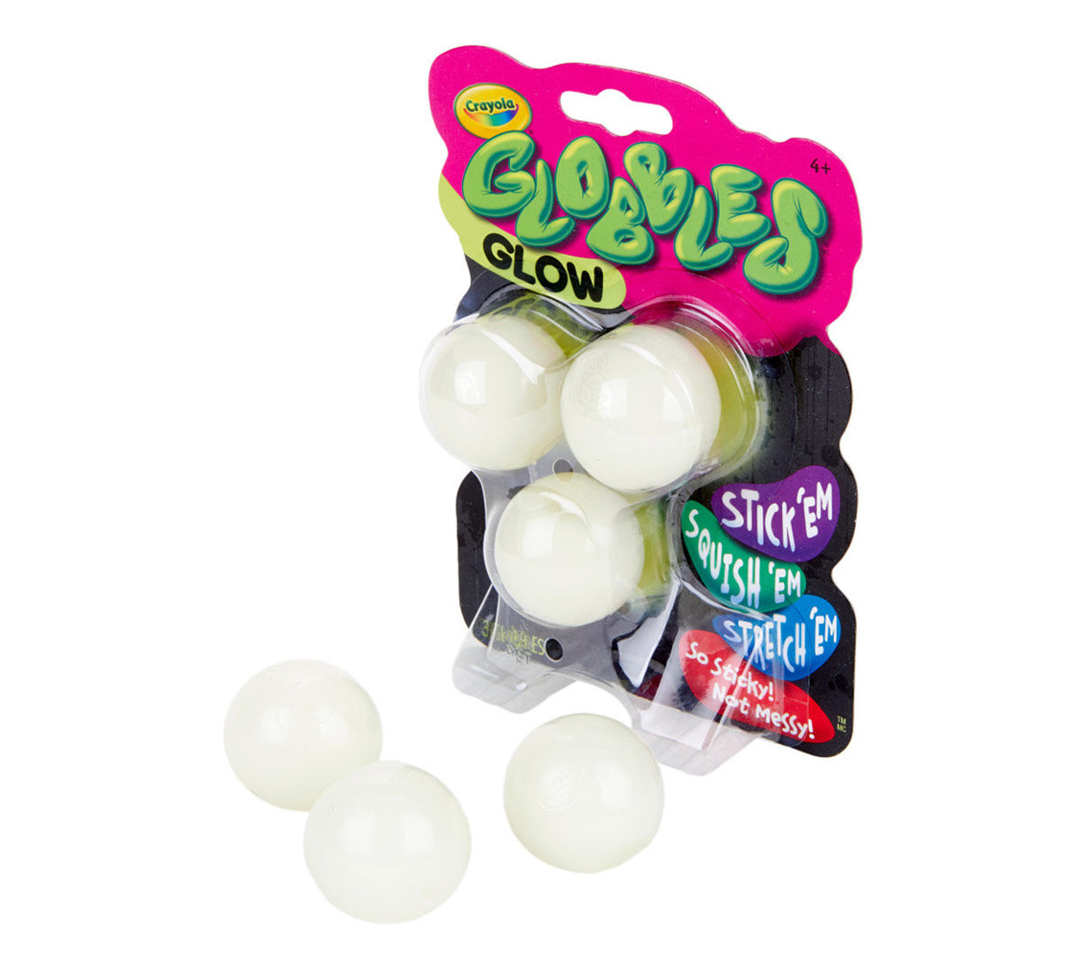 Details about   4PC Crayola Globbles Tiktok New Colors Balls Glow Toy Ball < FREE SHIP 