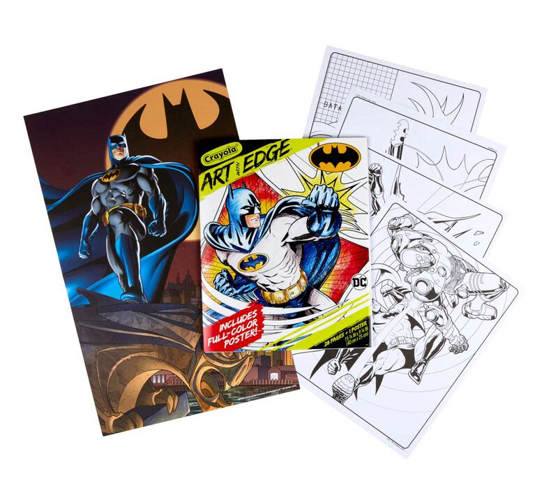 Batman Coloring & Activity Book! FREE 24pc Colorful Crayons