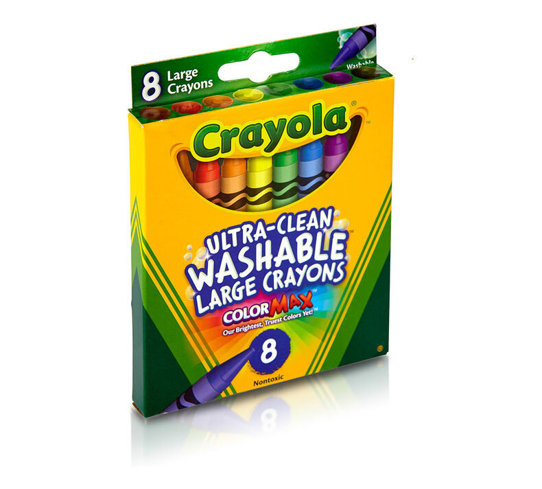 Kid's First Large Washable Crayons 8 ct.