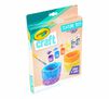 Crayola Craft Texture Pots Craft Kit Left Angle View of Package