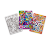 3 Animal Coloring Books with 64 Count Crayons