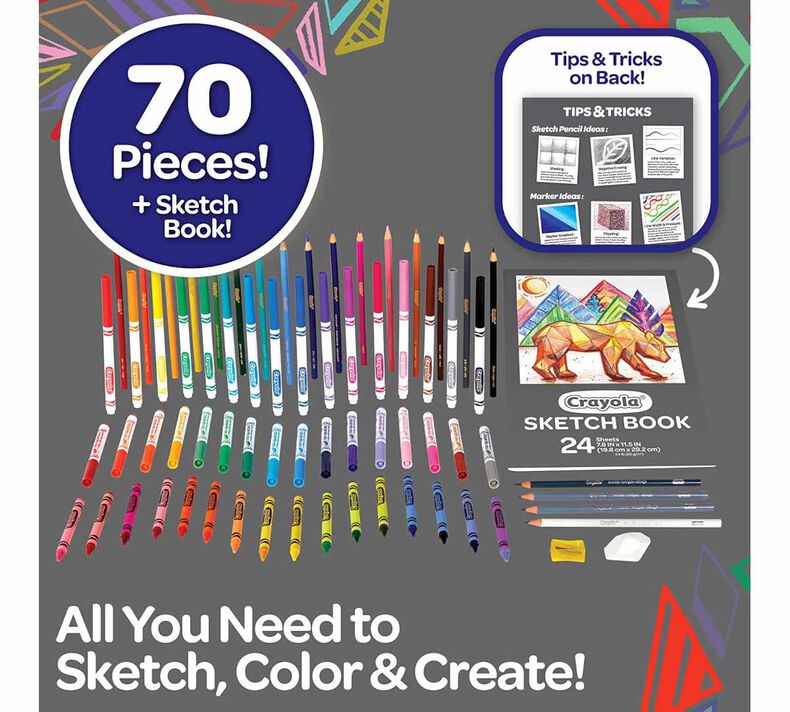 Drawing Sketching Coloring Set include 72professional Soft - Temu