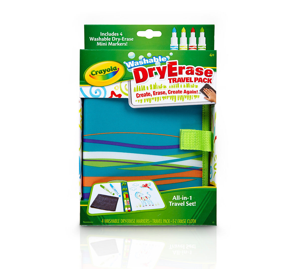 dry erase travel pack with dry erase pipsqueak markers crayola