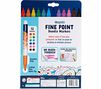 Doodle & Draw Fine Point Doodle Marker, 12 count back view