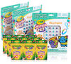 Glitter Kids Party Favors & Party Activity Set Front View of Components