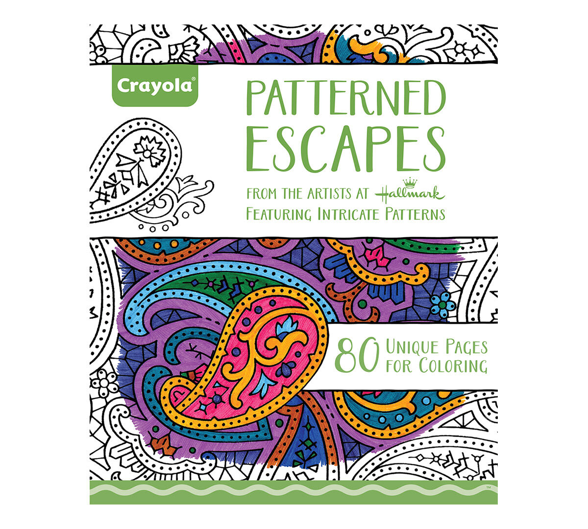 Crayola Pattern Escapes Adult Coloring Art Activity 40 Pages Perforated Pages Easy Framing Crayola Crayola contemporary colors fine line markers are perfectly paired with crayola 'escapes series' coloring books. crayola pattern escapes adult coloring art activity 40 pages perforated pages easy framing crayola