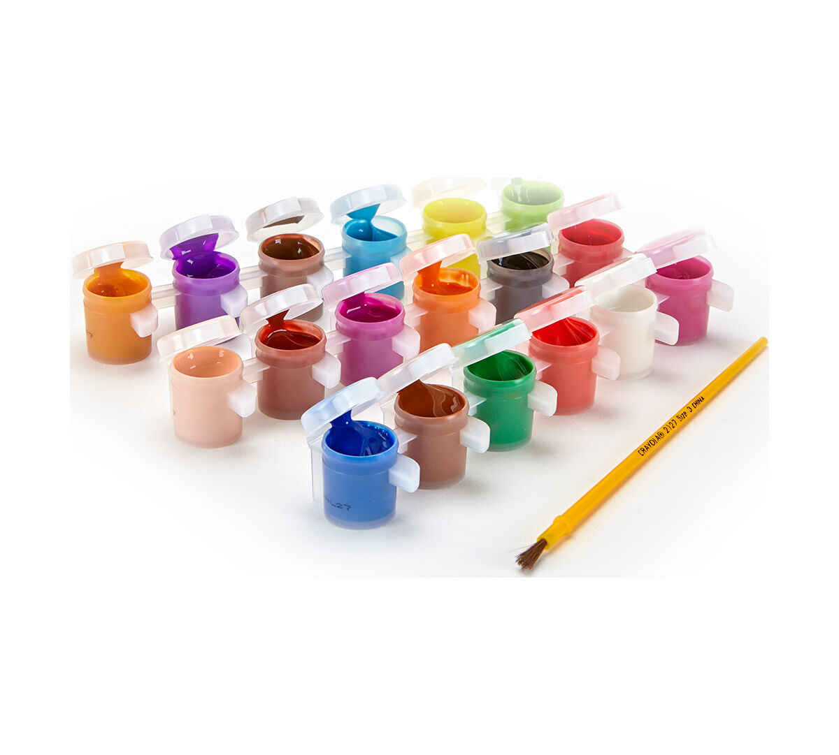Washable Paint Pots with Brush 18 ct. Crayola