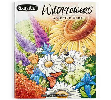 Wildflowers Coloring Book front cover