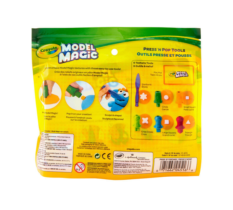 Model Magic Press 'n Pop Texture Tools