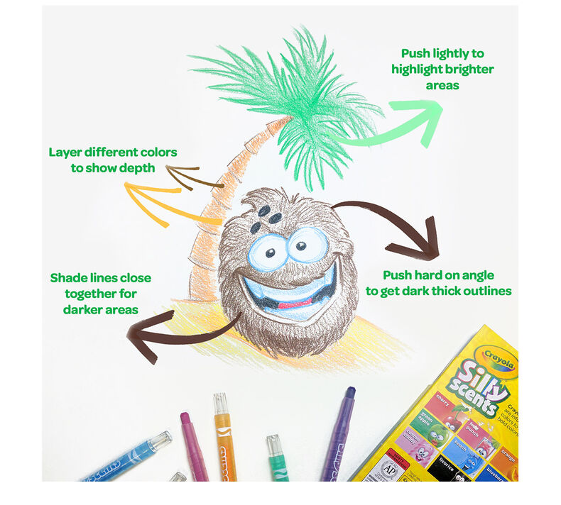 Silly Scents Mini Twistables Scented Crayons 12 ct.