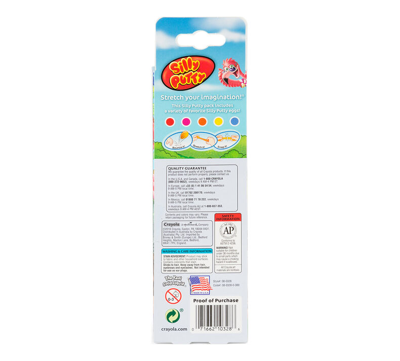 Silly Putty Eggs Party Pack 5 ct.