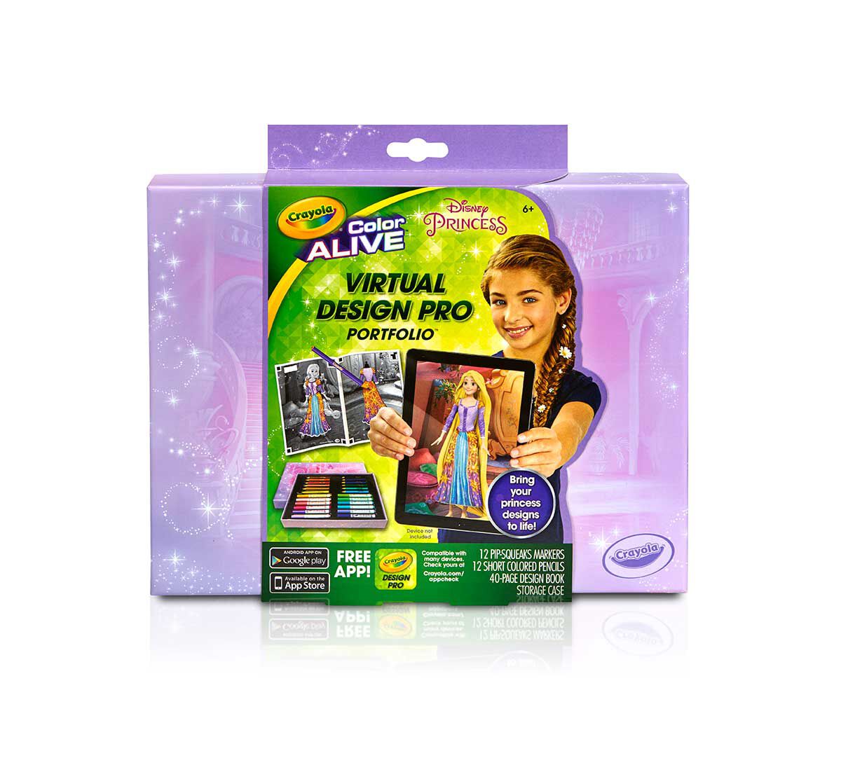 virtual design pro portfolio princess crayola
