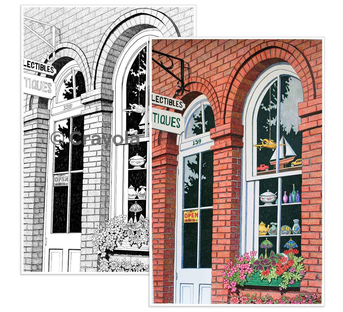 Download Color Escapes Adult Coloring Kit, Americana - Crayola