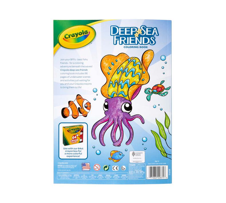 Deep Sea Friends Coloring Book