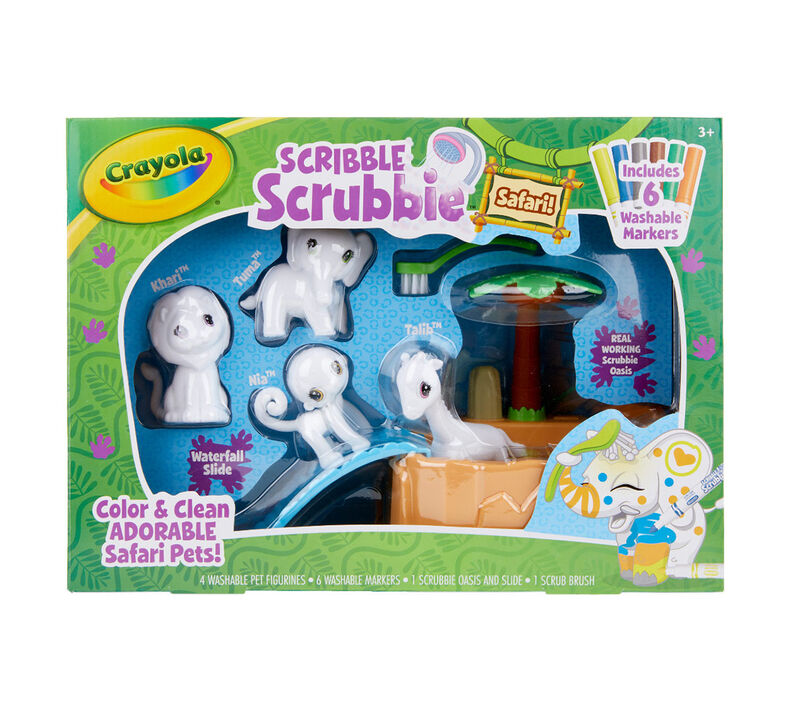 Scribble Scrubbie Safari Tub Set