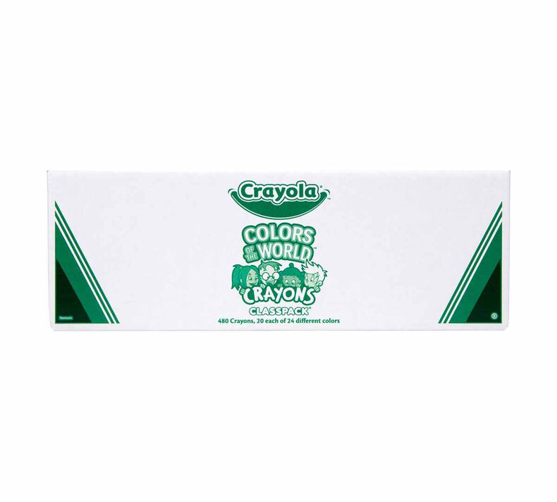 Crayola 12 Packs: 24 ct. (288 total) Colors of the World™ Skin Tone Crayons