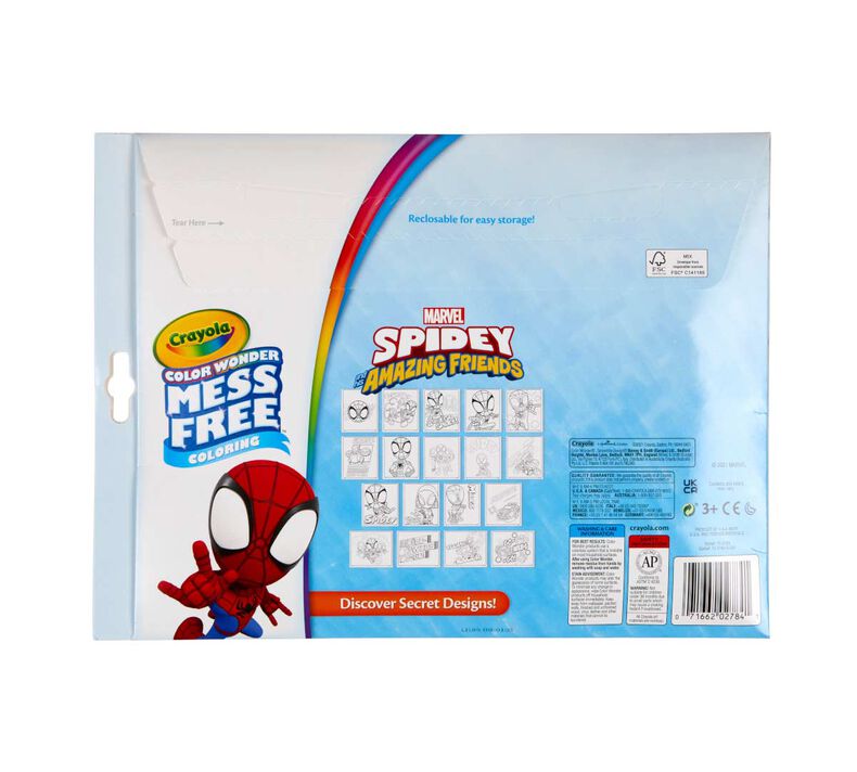 Color Wonder Spiderman Coloring Pages | Crayola.com | Crayola