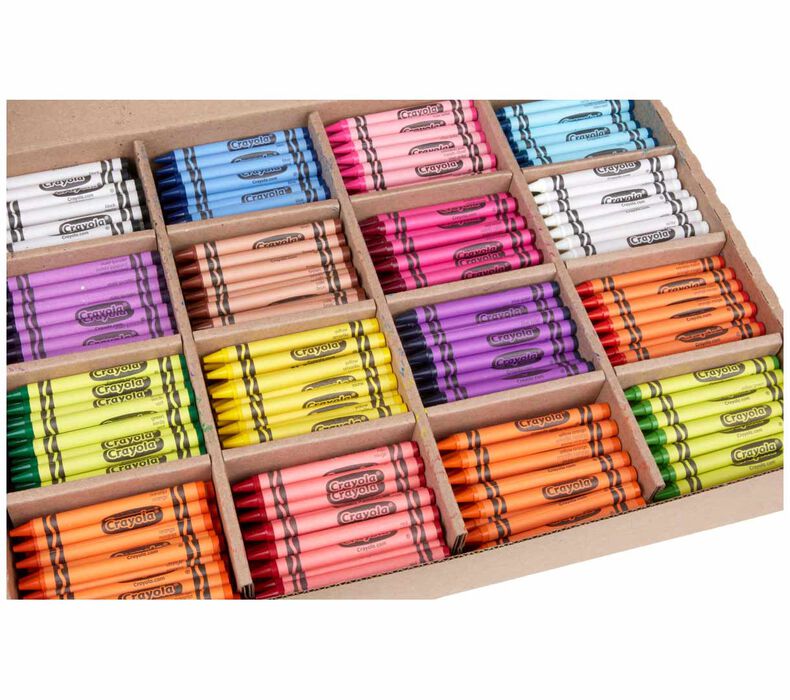 Crayon Classpack, 800 Count, 16 Colors