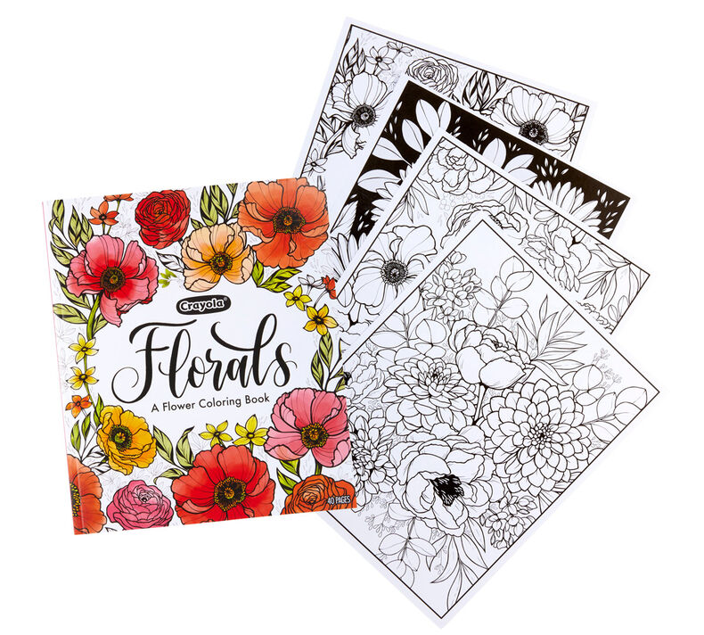 Florals,  A Flower Coloring Book