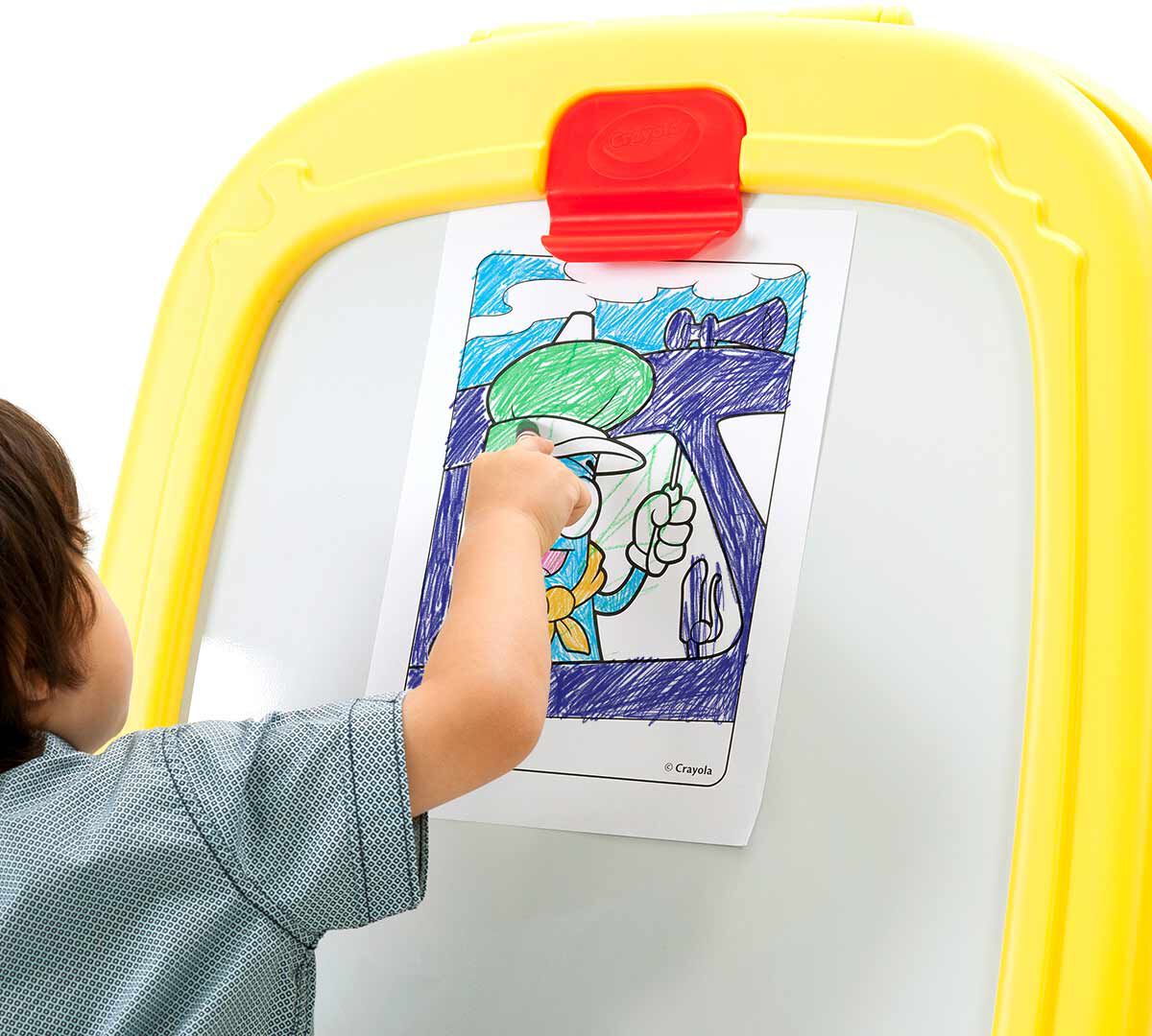 Crayola magnetic drawing board top