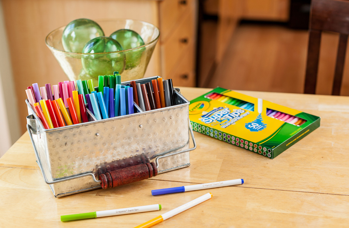washable super tips markers 50 count crayola
