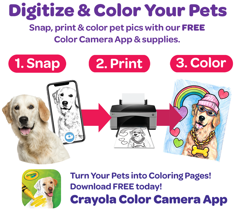Crayola Pets Colored Pencils, 50 Count