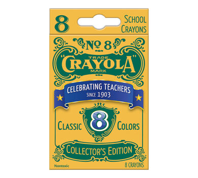 limited edition crayola crayons with vintage packaging 8ct