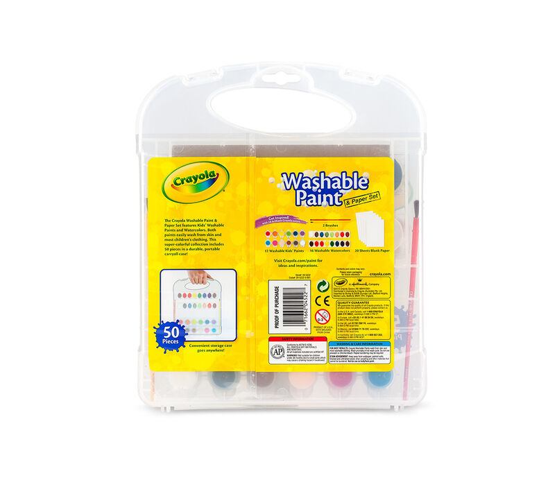 Washable Paint & Paper Kit
