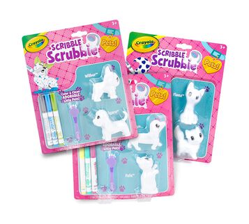 Scribble Scrubbie Color & Wash Collectible Toy Pets, Expansion Bundle