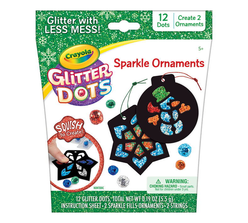 Glitter Dots Ornament Craft Kit
