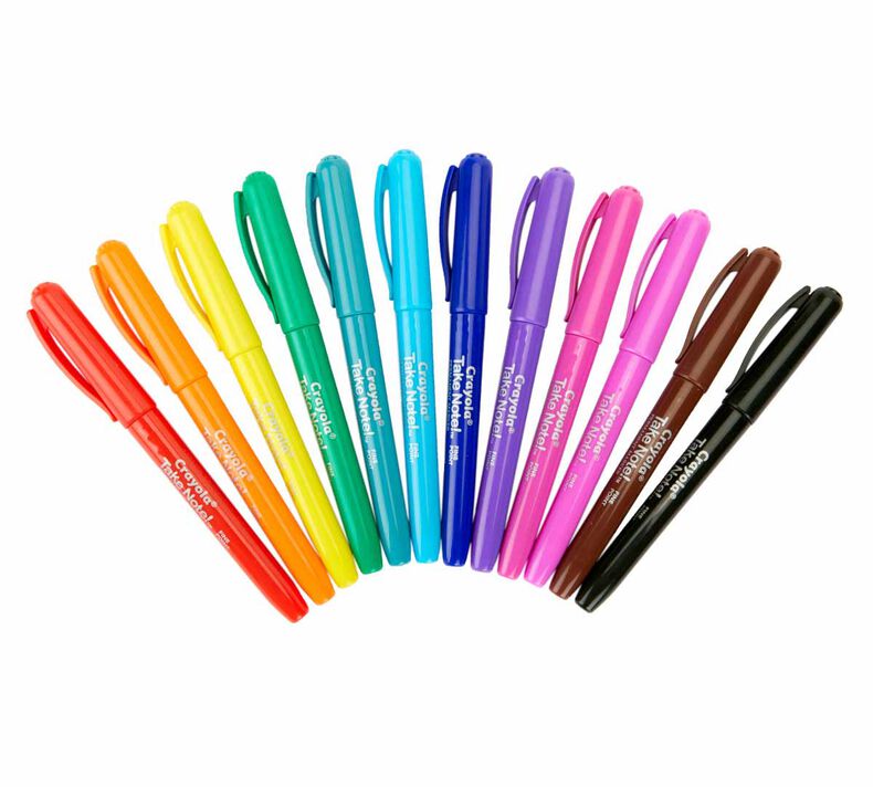 https://shop.crayola.com/dw/image/v2/AALB_PRD/on/demandware.static/-/Sites-crayola-storefront/default/dw36035f89/images/58-6426-0-300_Take-Note_No-Bleed-Through-Permanent-Markers_12ct_C1.jpg?sw=790&sh=790&sm=fit&sfrm=jpg