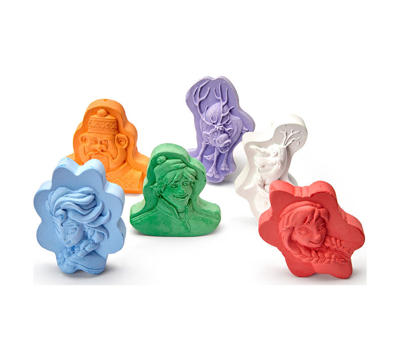 Washable Chalk Shapes, Frozen, 6 count