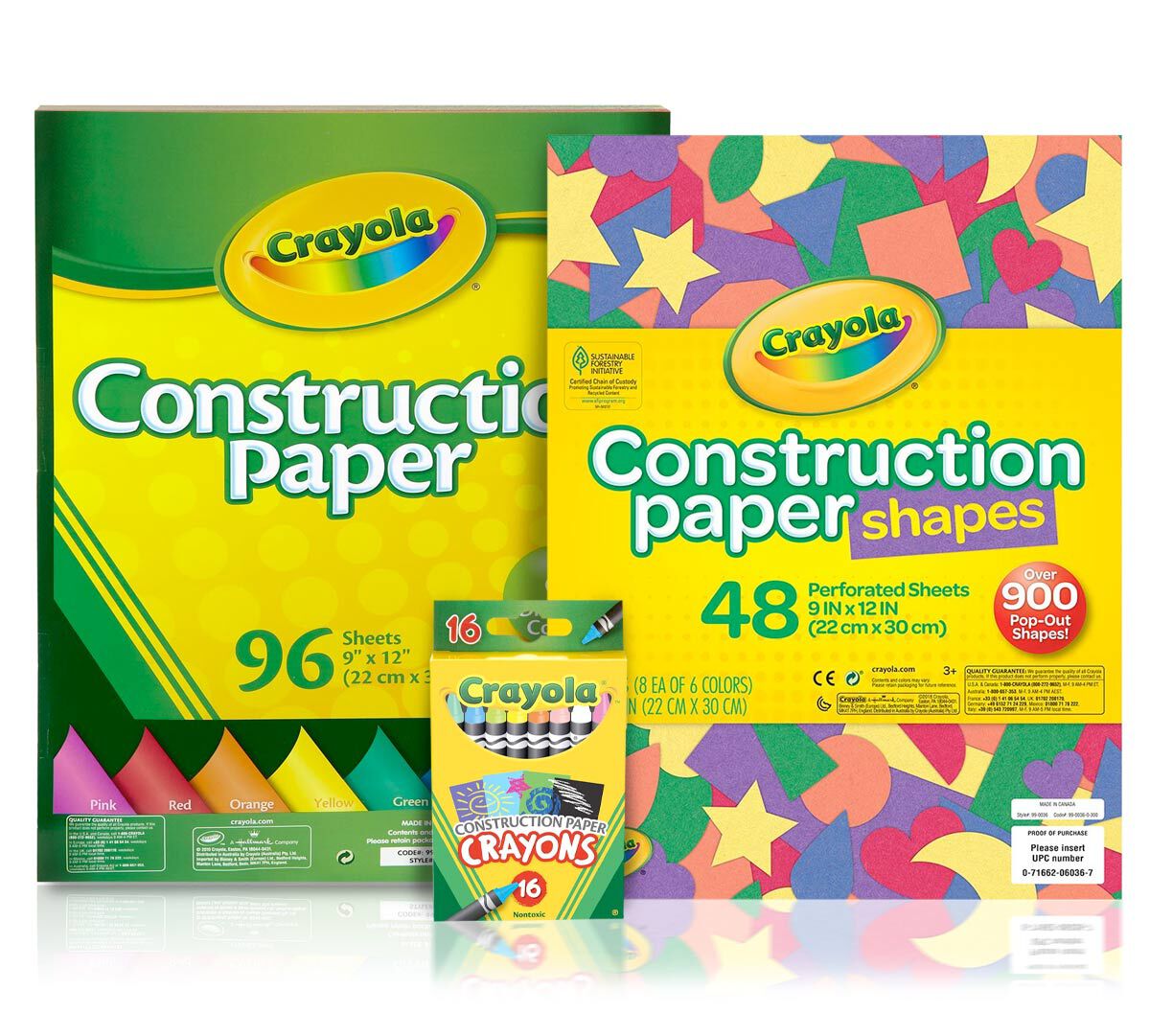 Construction Paper Set, Kids Craft Supplies Crayola