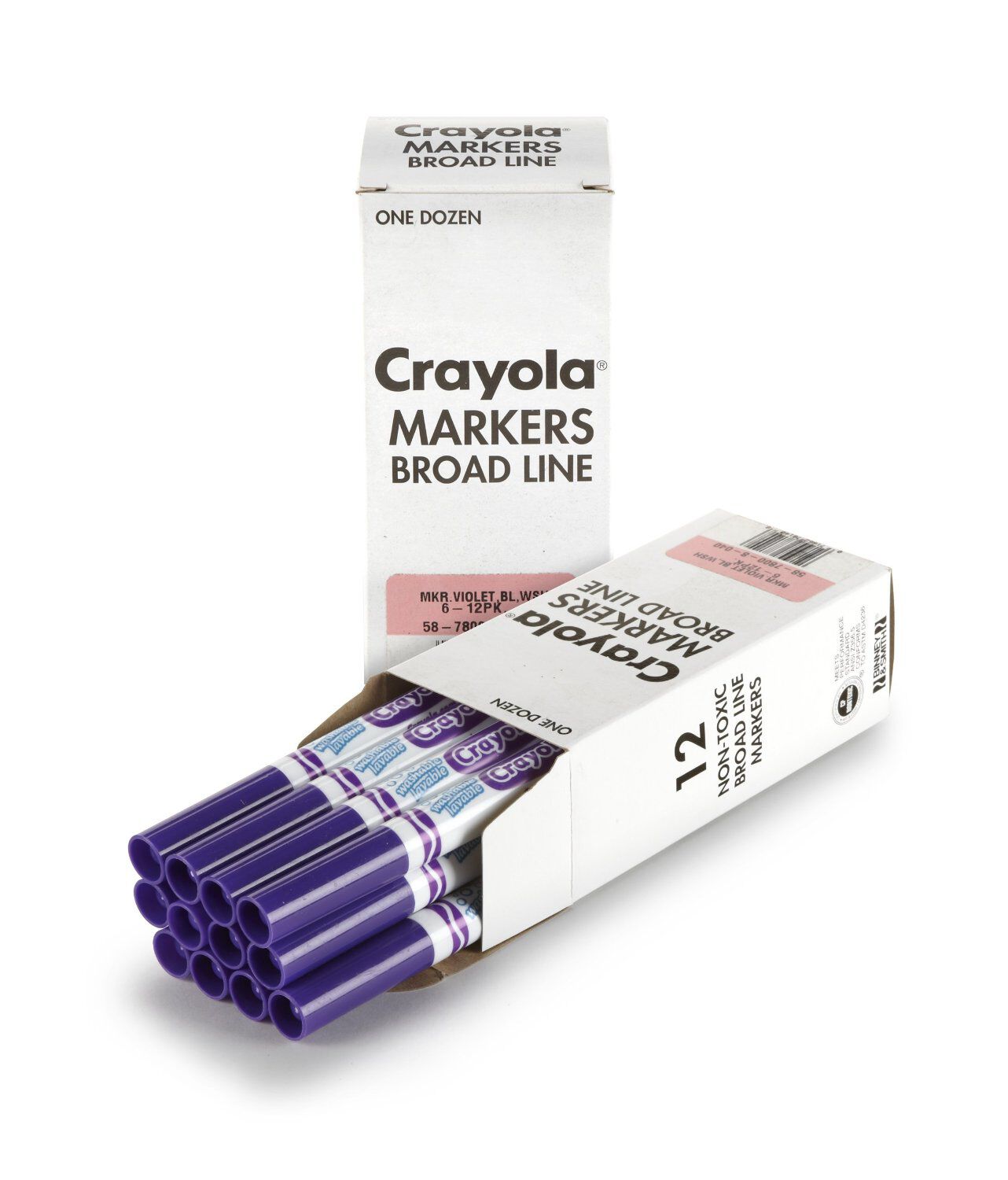 Crayola Violet Markers in Bulk, 12 Count Crayola