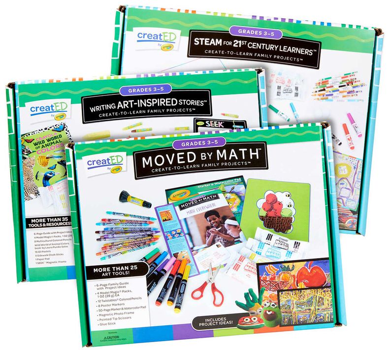 3-in-1 creatED Create-to-Learn Activity Kits, Grades 3-5