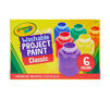 Crayola Washable Paint Classic Colors 6 Count Front
