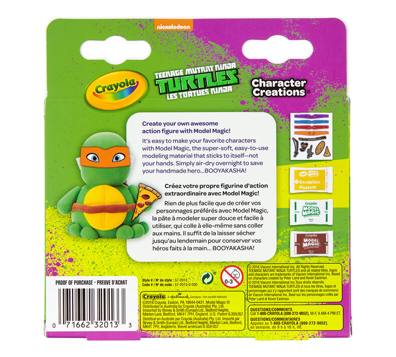 Model Magic Character Creations, Teenage Mutant Ninja Turtles