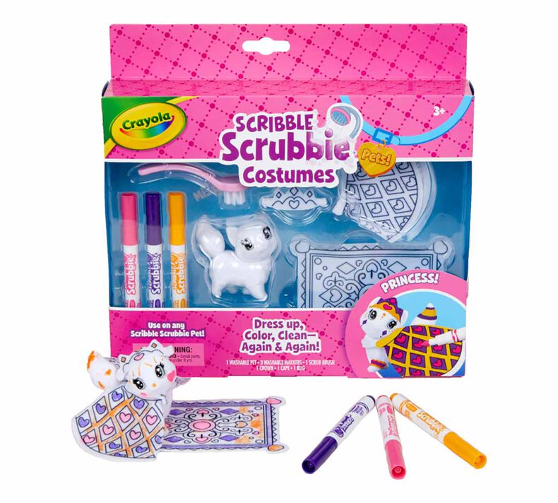 Scribble Scrubbie Pets Princess Playset