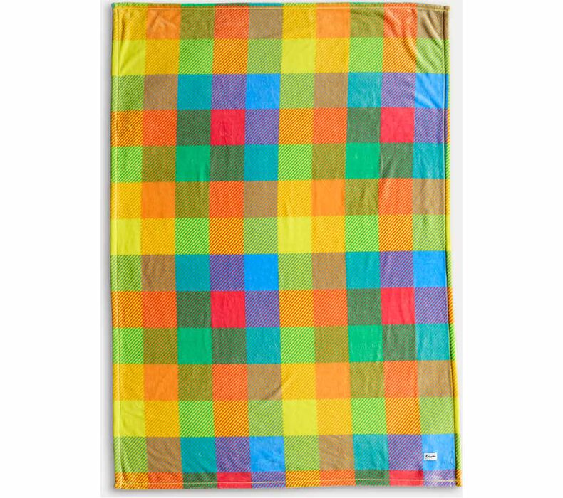 Crayola® X Kohl's Crayola Plush Throw Blanket, Multi Plaid