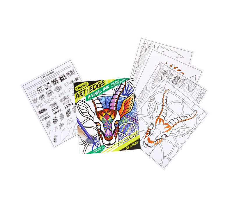 Art with Edge Jungle Animal Coloring Set
