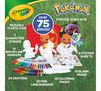 Create and Color Pokemon Coloring Art Case, Charmander. over 75 pieces!  reusable plastic case, 3 character stands, 10 broadline markers, 24 crayons, 10 fine line markers, 16 coloring pages, 10 blank coloring pages, 2 sticker sheets, 12inx18in poster 