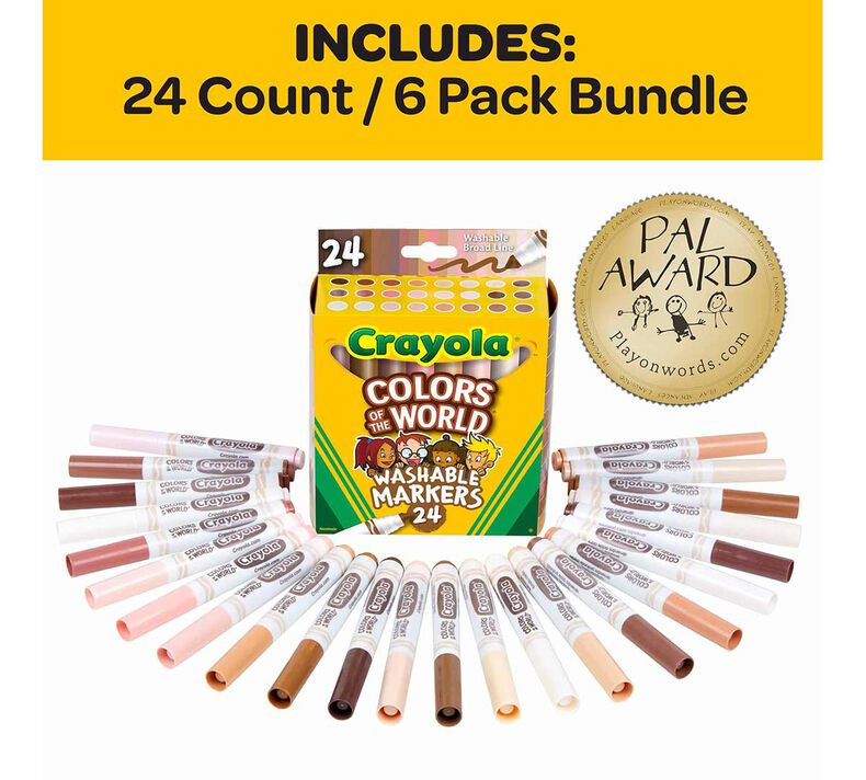 Colors of the World Classpack, 75 Boxes of 24 Count Coloring