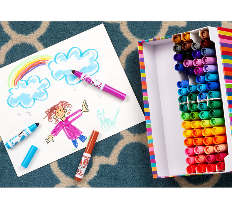 Pip-Squeaks Kids' Marker Collection, 64 Count