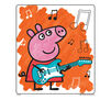 Color Wonder Foldalope Peppa Pig playing the guitar sample page