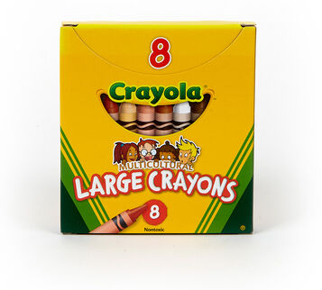 Crayola Large Washable Crayons front package 