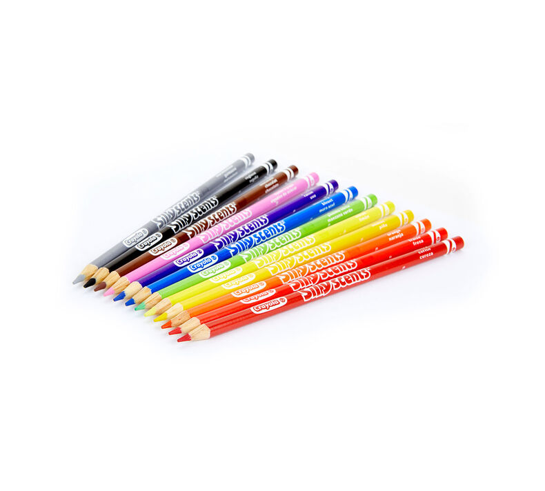 Silly Scents Colored Pencils, Sweet Scents, 12 Count