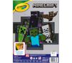 Crayola Minecraft Coloring Book, 96 pages, back view.